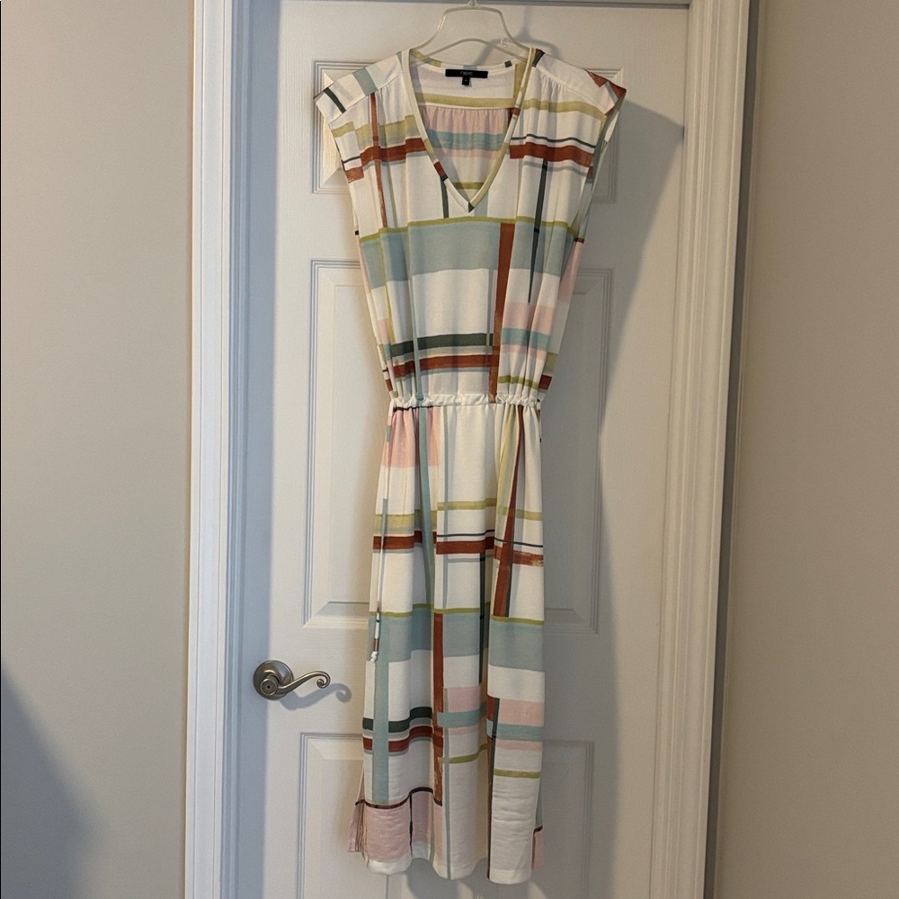 Next Multicolor Checkered Midi Dress